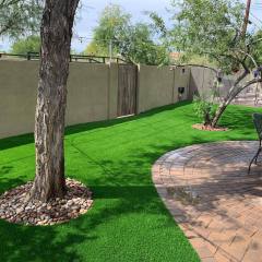 A backyard installation in Phoenix, AZ