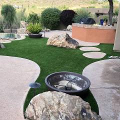 An intricate backyard installation in Cave Creek, AZ