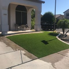 A fresh front yard installation