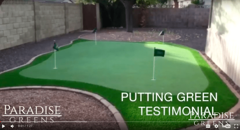 Phoenix Putting Green Testimonial